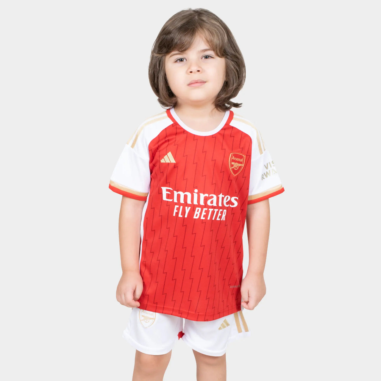 Arsenal Kids Kit 2023-24 Red Home
