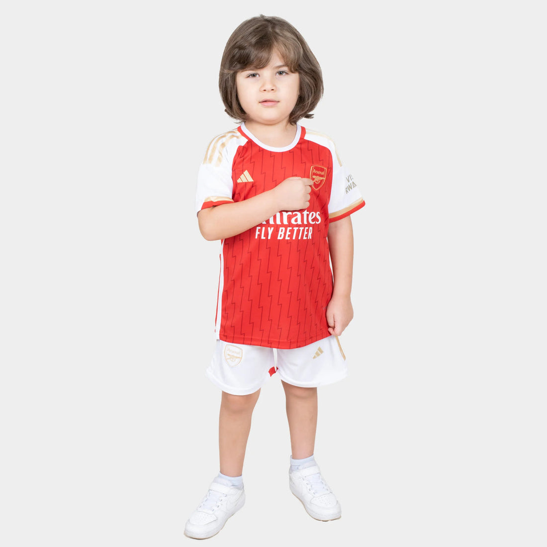 Arsenal Kids Kit 2023-24 Red Home