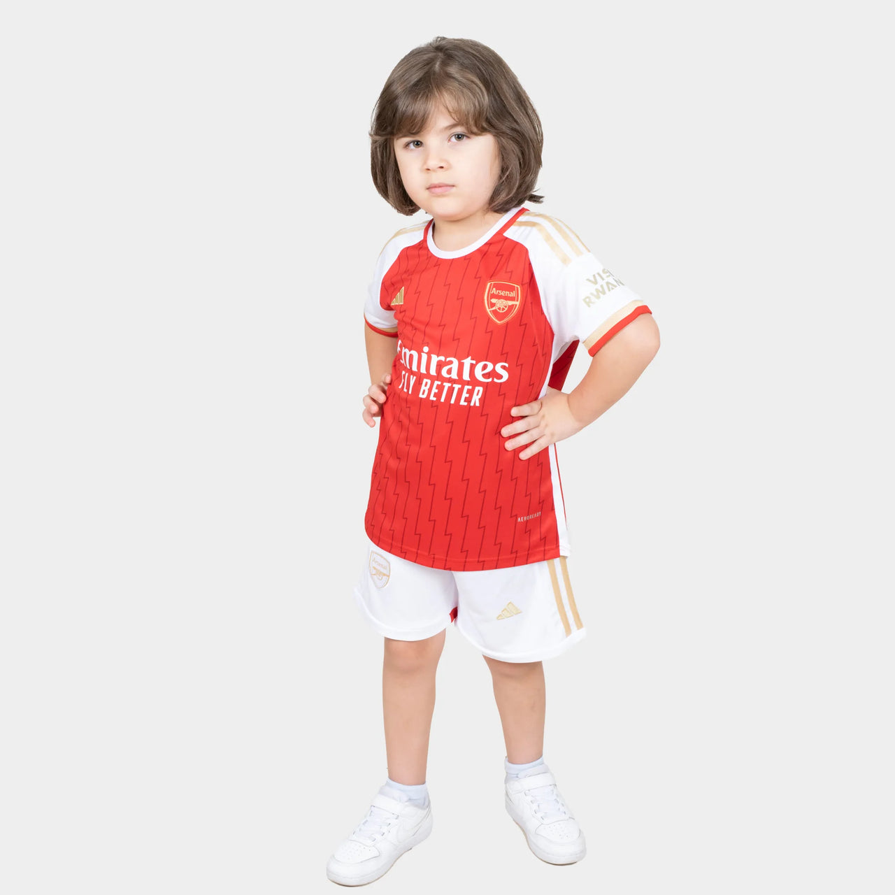 Arsenal Kids Kit 2023-24 Red Home