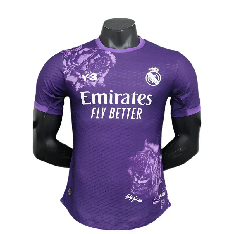 Y3 Purple Real Madrid Shirt - 2024-25 Player Version